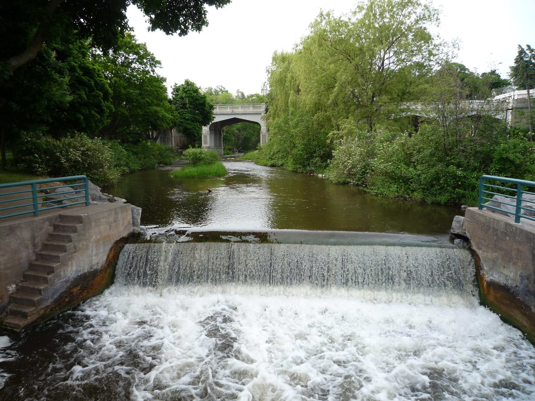 The Bear River corridor near downtown Petoskey.